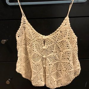 Crochet tank top